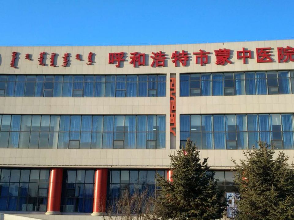 呼和浩特蒙中醫院吸塑發光字精品案例